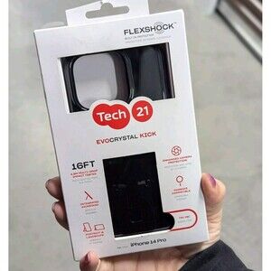 Tech21 Evo Crystal Kick Black Case for MagSafe for iPhone 14 Pro -‎ NIB